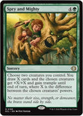 Spry and Mighty ECL #195 (Near Mint Rare) Magic: The Gathering: Lorwyn Eclipsed