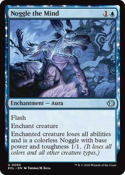 Noggle the Mind ECL #60 (Near Mint Uncommon) Magic: The Gathering: Lorwyn Eclipsed