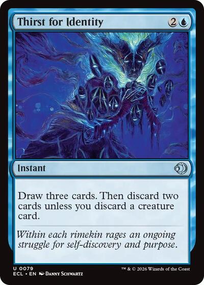 Thirst for Identity ECL #79 (Near Mint Uncommon) Magic: The Gathering: Lorwyn Eclipsed