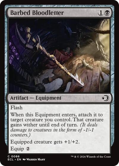 Barbed Bloodletter Lorwyn Eclipsed ECL #86 (Common) Magic: The Gathering: