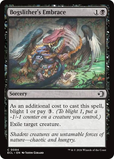 Bogslithers Embrace ECL #94 (Near Mint Common) Magic: The Gathering: Lorwyn Eclipsed