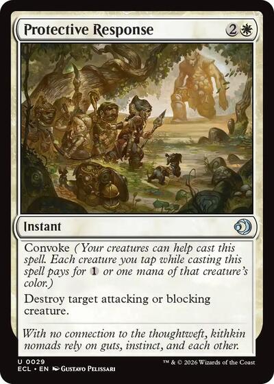 Protective Response Lorwyn Eclipsed ECL #29 (Uncommon) Magic: The Gathering: