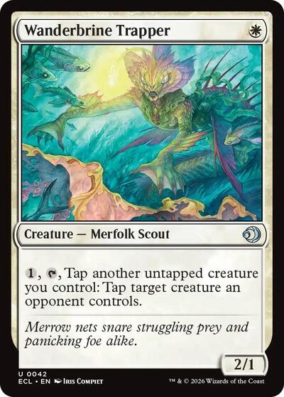 Wanderbrine Trapper ECL #42 (Near Mint Uncommon) Magic: The Gathering: Lorwyn Eclipsed