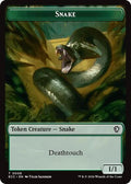 Snake Scarecrow Double Sided Token ECC #8 // 11 (Near Mint T) Magic: The Gathering: Commander: Lorwyn Eclipsed