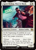 Agent Bishop Man in Black TMT #2 (Near Mint Rare) Magic: The Gathering: Teenage Mutant Ninja Turtles