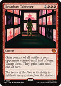 Broadcast Takeover TMT #86 (Near Mint Mythic Rare) Magic: The Gathering: Teenage Mutant Ninja Turtles