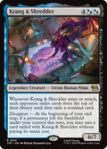 Krang and Shredder TMT #153 (Near Mint Rare) Magic: The Gathering: Teenage Mutant Ninja Turtles