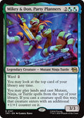 Mikey and Don Party Planners TMT #157 (Near Mint Rare) Magic: The Gathering: Teenage Mutant Ninja Turtles