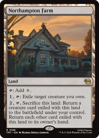 Northampton Farm TMT #188 (Near Mint Rare) Magic: The Gathering: Teenage Mutant Ninja Turtles
