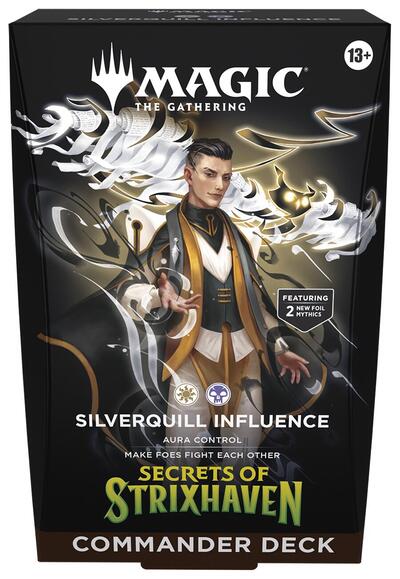 Secrets of Strixhaven Commander Deck - Silverquill Influence SOC (Unopened) Magic: The Gathering: Commander: Secrets of Strixhaven