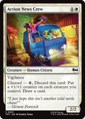 Action News Crew TMT #1 (Near Mint Common) Magic: The Gathering: Teenage Mutant Ninja Turtles