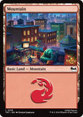 Mountain 0318 TMT #318 (Near Mint Land) Magic: The Gathering: Teenage Mutant Ninja Turtles
