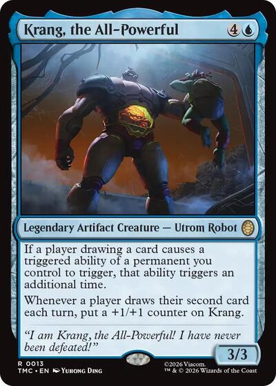 Krang, the All-Powerful TMC #13 (Near Mint Rare) Magic: The Gathering: Commander: Teenage Mutant Ninja Turtles