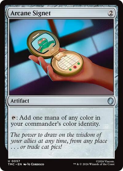 Arcane Signet TMC #57 (Near Mint Uncommon) Magic: The Gathering: Commander: Teenage Mutant Ninja Turtles