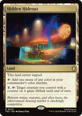 Hidden Hideout TMC #43 (Near Mint Rare) Magic: The Gathering: Commander: Teenage Mutant Ninja Turtles