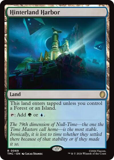 Hinterland Harbor TMC #69 (Near Mint Rare) Magic: The Gathering: Commander: Teenage Mutant Ninja Turtles