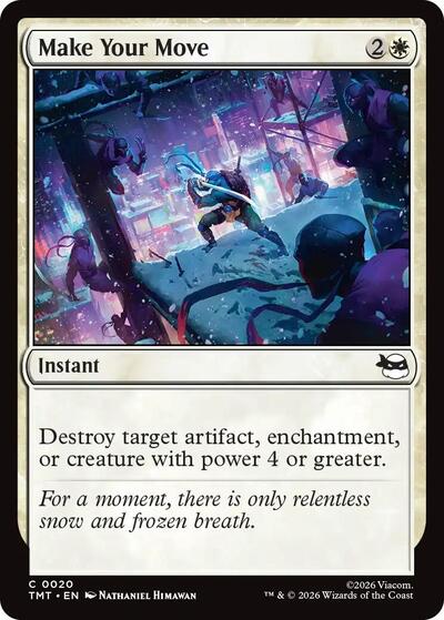 Make Your Move TMT #20 (Near Mint Common) Magic: The Gathering: Teenage Mutant Ninja Turtles