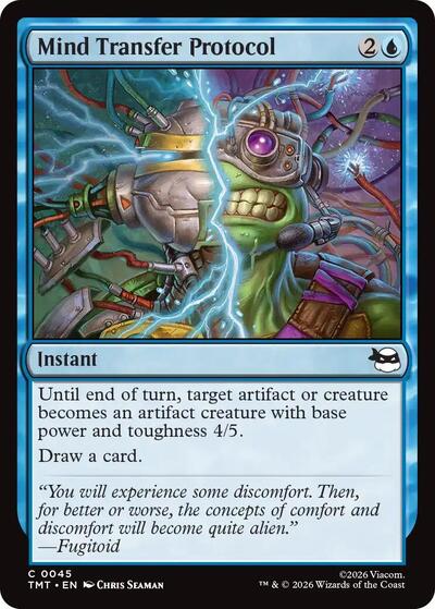 Mind Transfer Protocol Teenage Mutant Ninja Turtles TMT #45 (Common) Magic: The Gathering: