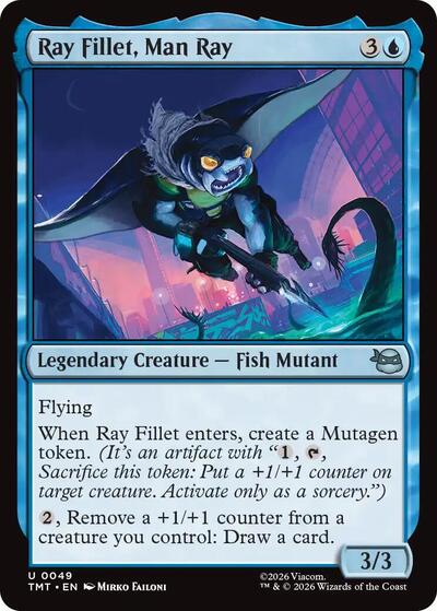 Ray Fillet Man Ray TMT #49 (Near Mint Uncommon) Magic: The Gathering: Teenage Mutant Ninja Turtles