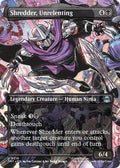 Shredder Unrelenting Borderless TMT #210 (Near Mint Uncommon) Magic: The Gathering: Teenage Mutant Ninja Turtles