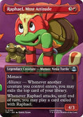 Raphael Most Attitude Borderless Teenage Mutant Ninja Turtles TMT #199 (Uncommon) Magic: The Gathering: