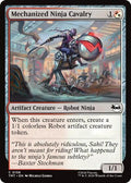 Mechanized Ninja Cavalry Teenage Mutant Ninja Turtles TMT #156 (Common) Magic: The Gathering: