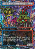 Don and Raph Hard Science Borderless TMT #205 (Near Mint Rare) Magic: The Gathering: Teenage Mutant Ninja Turtles