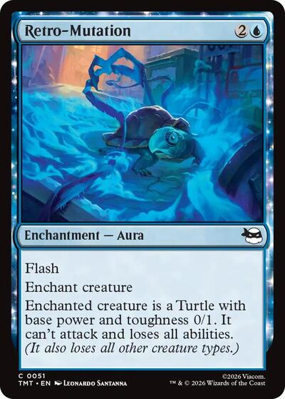 Retro Mutation TMT #51 (Near Mint Common) Magic: The Gathering: Teenage Mutant Ninja Turtles