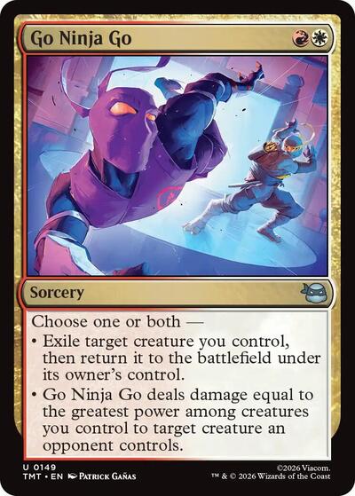 Go Ninja Go TMT #149 (Near Mint Uncommon) Magic: The Gathering: Teenage Mutant Ninja Turtles