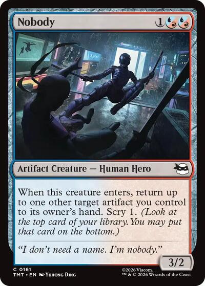 Nobody TMT #161 (Near Mint Common) Magic: The Gathering: Teenage Mutant Ninja Turtles