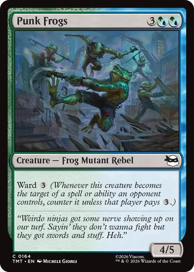Punk Frogs Teenage Mutant Ninja Turtles TMT #164 (Common) Magic: The Gathering: