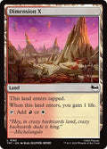 Dimension X TMT #183 (Near Mint Land) Magic: The Gathering: Teenage Mutant Ninja Turtles