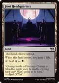 Foot Headquarters Teenage Mutant Ninja Turtles TMT #185 (Land) Magic: The Gathering: