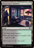 Illegitimate Business TMT #186 (Near Mint Land) Magic: The Gathering: Teenage Mutant Ninja Turtles