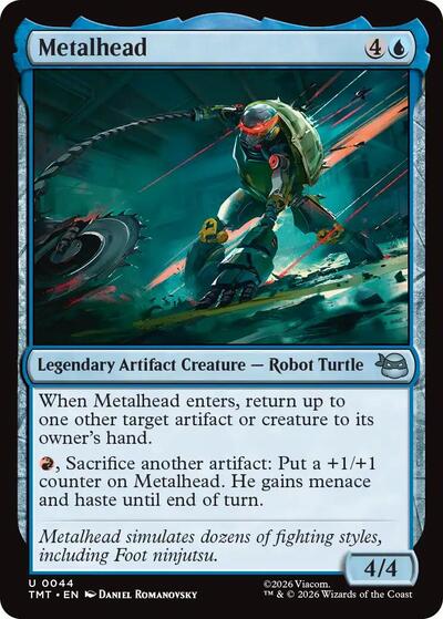 Metalhead TMT #44 (Near Mint Uncommon) Magic: The Gathering: Teenage Mutant Ninja Turtles