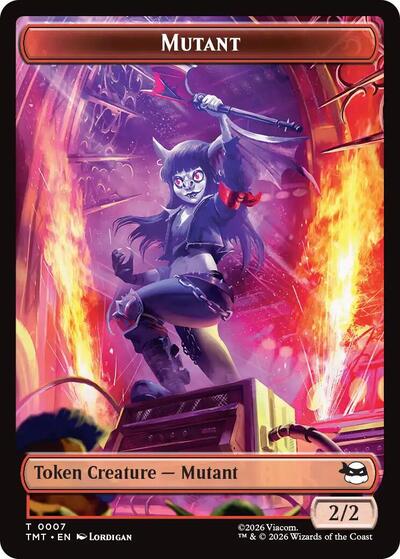 Mutant Mutagen Double Sided Token TMT #7 // 9 (Near Mint T) Magic: The Gathering: Teenage Mutant Ninja Turtles