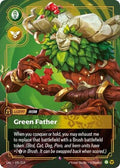 Ivern - Green Father Foil UNL #195/219 (Near Mint Rare) Riftbound: League of Legends Trading Card Game: Unleashed