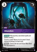 Abandon Foil UNL #131/219 (Near Mint Uncommon) Riftbound: League of Legends Trading Card Game: Unleashed