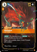 Nidalee - Cat Form Foil UNL #114/219 (Near Mint Rare) Riftbound: League of Legends Trading Card Game: Unleashed