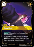 Sacrifice Foil UNL #173/219 (Near Mint Rare) Riftbound: League of Legends Trading Card Game: Unleashed