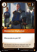 Demacian Diplomat Foil UNL #092/219 (Near Mint Common) Riftbound: League of Legends Trading Card Game: Unleashed