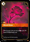 Blood Rose Foil UNL #109/219 (Near Mint Rare) Riftbound: League of Legends Trading Card Game: Unleashed