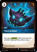 Turn to Dust Foil UNL #070/219 (Near Mint Common) Riftbound: League of Legends Trading Card Game: Unleashed