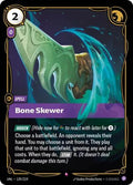 Bone Skewer Foil UNL #139/219 (Near Mint Rare) Riftbound: League of Legends Trading Card Game: Unleashed