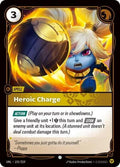 Heroic Charge Foil UNL #155/219 (Near Mint Common) Riftbound: League of Legends Trading Card Game: Unleashed