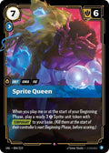 Sprite Queen Foil UNL #084/219 (Near Mint Rare) Riftbound: League of Legends Trading Card Game: Unleashed