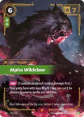 Alpha Wildclaw Foil UNL #057/219 (Near Mint Epic) Riftbound: League of Legends Trading Card Game: Unleashed