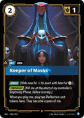 Keeper of Masks Foil UNL #081/219 (Near Mint Rare) Riftbound: League of Legends Trading Card Game: Unleashed