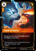 Clash of Giants Foil UNL #110/219 (Near Mint Rare) Riftbound: League of Legends Trading Card Game: Unleashed