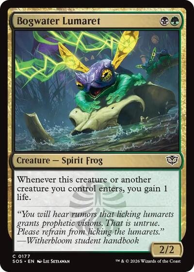 Bogwater Lumaret SOS #177 (Near Mint Common) Magic: The Gathering: Secrets of Strixhaven